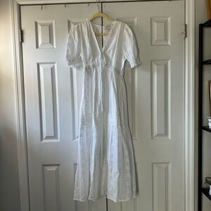 Cleobella Ang Midi White Dress Sz Small